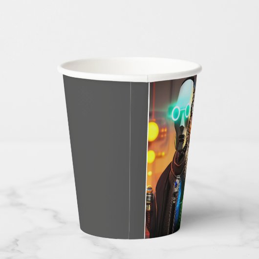 Roboter-2-Papierbecher Pappbecher (Rechts)