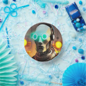 Roboter-2-Papierschale Pappteller (Party)