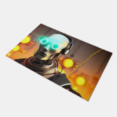 Roboter-2-Türmatte Fußmatte (Schrägansicht)