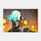 Roboter-2-Türmatte Fußmatte (Vorderseite)