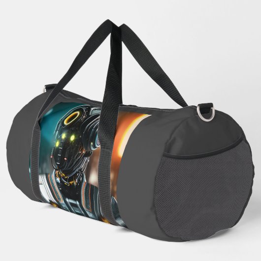 Roboter-3-Duffettasche Duffle Bag (Rechte Ecke)