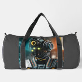 Roboter-3-Duffettasche Duffle Bag (Rückseite)