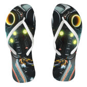 Roboter-3-Flip-Flops Badesandalen (Fußbett)