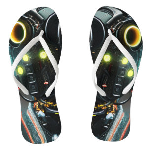 Roboter-3-Flip-Flops Badesandalen