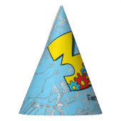 Roboter-3. Geburtstag Partyhütchen (Links)