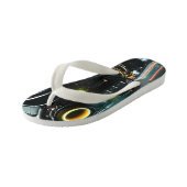 Roboter-3-Kinderspielzeug Kinderbadesandalen (Schrägansicht)