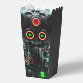Roboter-3-Popcornboxen Geschenkschachtel (Vorderseite)