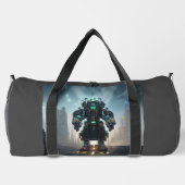 Roboter-4-Duffetbeutel Duffle Bag (Rückseite)