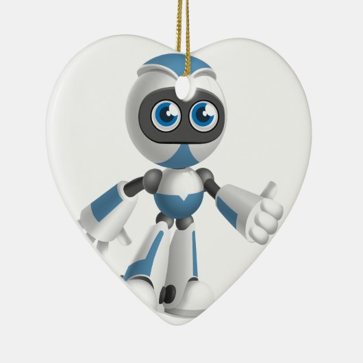 "Roboter 4" Keramikornament (Rechts)