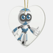 "Roboter 4" Keramikornament (Links)