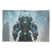 Roboter 4 Standard-Kopfkissengehäuse 2 Seiten Kissenbezug (Rückseite-Links)