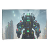 Roboter 4 Standard-Kopfkissengehäuse 2 Seiten Kissenbezug (Vorderseite-Rechts)