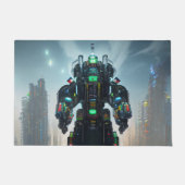 Roboter-4-Türmatte Fußmatte (Vorderseite)