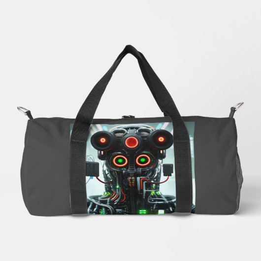 Roboter-5-Duffettasche Duffle Bag (Vorderseite)