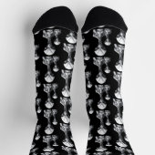 Roboter-Aliens Socken (Oben)