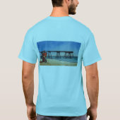 Roboter am Pier T-Shirt (Rückseite)