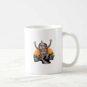 Roboter-Angriff Kaffeetasse