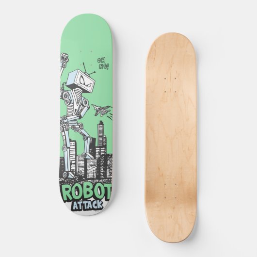 Roboter-Angriffs-Skateboard-Plattform Skateboard (Vorderseite)
