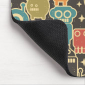 Roboter auf braun mousepad (Ecke)