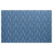 Roboter auf klassischem Blau Stoff (Fat Quarter (45,7 x 55,9 cm))