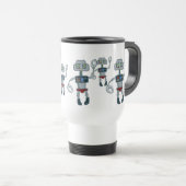 Roboter-Aufstand-Tasse Reisebecher (VorderseiteRechts)