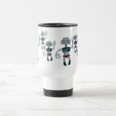 Roboter-Aufstand-Tasse Reisebecher (Mittel)
