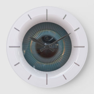 Roboter Augen 1 Wandleuchten Große Wanduhr
