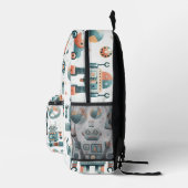 Roboter Bedruckter Rucksack (Rechts)