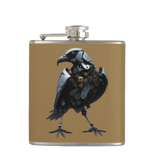 Roboter Bird Flachmann