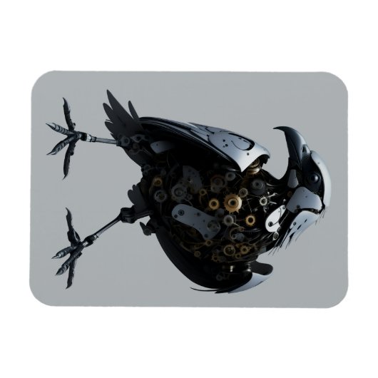 Roboter Bird Magnet (Horizontal)