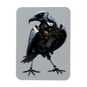 Roboter Bird Magnet