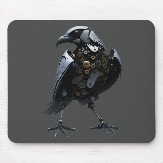 Roboter Bird Mousepad (Vorne)