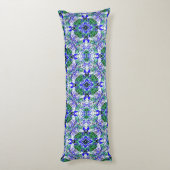 Roboter-Blume...... Seitenschläferkissen (Rückseite (Vertikal))