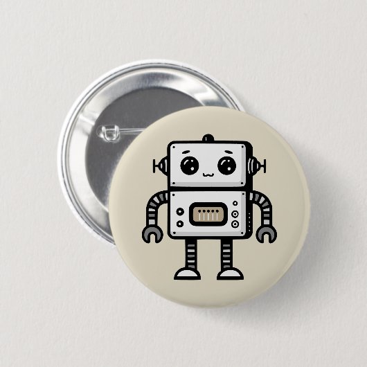 Roboter Button (Vorne & Hinten)