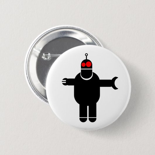 Roboter! Button (Vorne & Hinten)