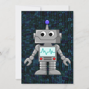 Roboter-Cartoon