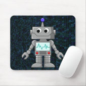 Roboter-Cartoon Mousepad (Mit Mouse)