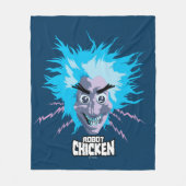 Roboter Chicken Scientist Head Graphic Fleecedecke (Vorderseite)