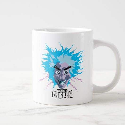 Roboter Chicken Scientist Head Graphic Jumbo-Tasse (Rechts)