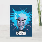 Roboter Chicken Scientist Head Graphic Karte (Vorderseite)