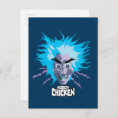 Roboter Chicken Scientist Head Graphic Postkarte (Vorne/Hinten)