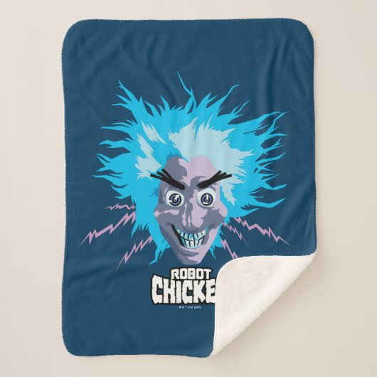 Roboter Chicken Scientist Head Graphic Sherpadecke (Vorderseite)