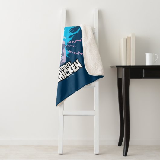 Roboter Chicken Scientist Head Graphic Sherpadecke (Beispiel)