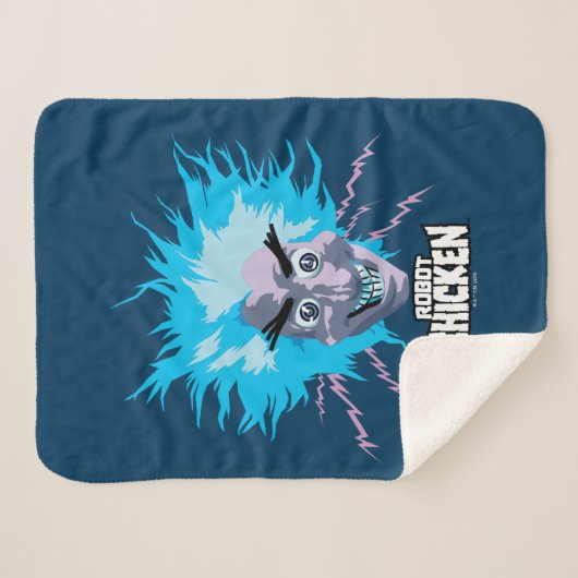 Roboter Chicken Scientist Head Graphic Sherpadecke (Vorderseite (Horizontal))