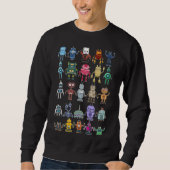 Roboter Collection Science Technology Roboter Sweatshirt (Vorderseite)