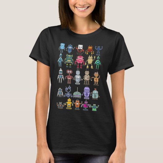 Roboter Collection Science Technology Roboter T-Shirt (Vorderseite)
