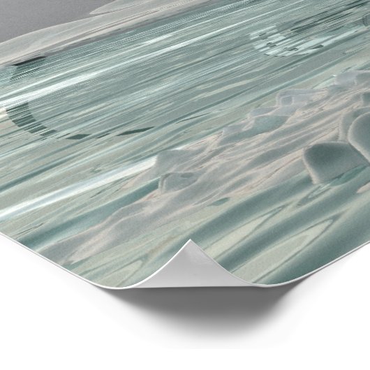 Roboter-Crash in Sea Poster (Ecke)