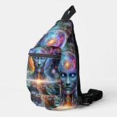 Roboter Crossbody Bag (Rechte Ecke)