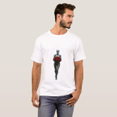 Roboter-Design-T - Shirt (Vorne ganz)