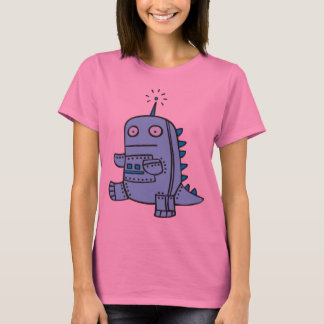 Roboter Dino - Blau T-Shirt